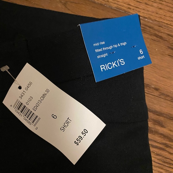 Ricki’s Woman’s Miracle Straight Pant size 6 short - Picture 5 of 7